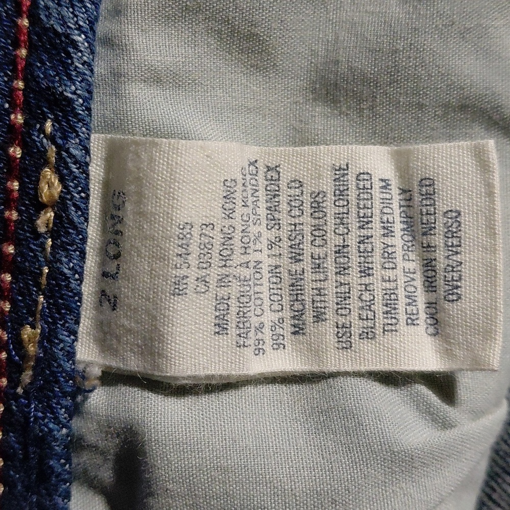 12079....American Eagle Bootcut Jeans Size 2L, W28", 29" Inseam 7" Rise - Picture 6 of 6